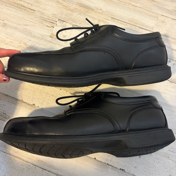 Florsheim Coronis Steel Toe Work Oxford Dress Shoes Black Men’s 12 EEE Wide - Picture 11 of 13